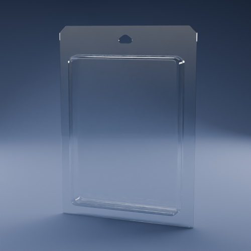 Blisteræske BLIBOX 071 i klar PET-plast – indvendige mål 146 × 196 × 30 mm