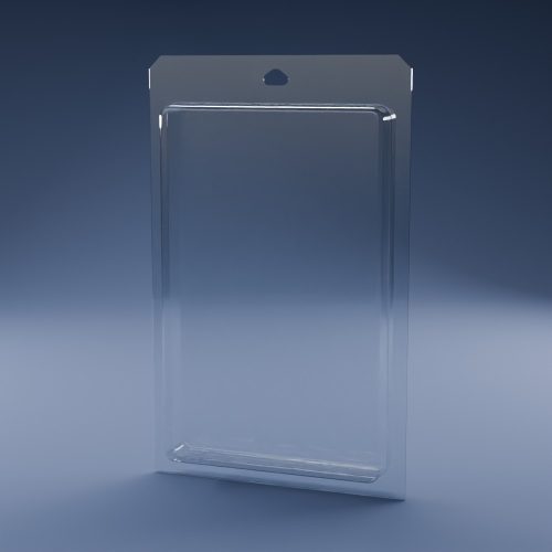 Blisteræske BLIBOX 220 i klar PET-plast – indvendige mål 158 × 250 × 34 mm