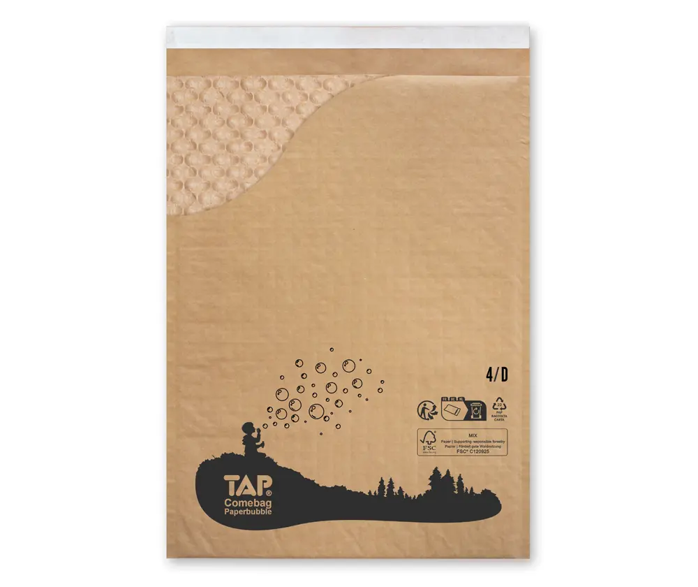 Papirbaseret Boblekuverter