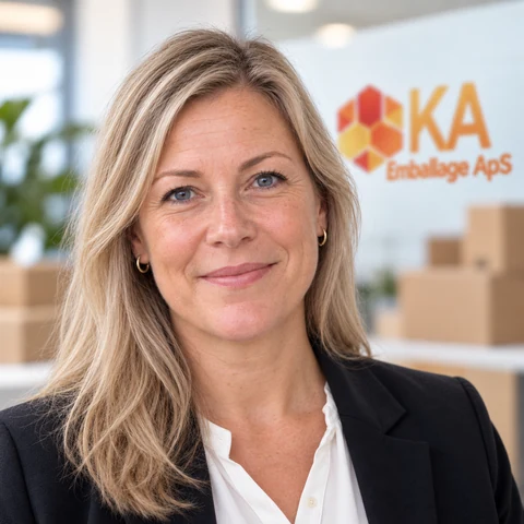 Portræt af Pia Nielsen, emballageentusiast hos KA Emballage